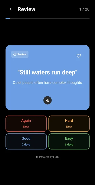 PhrasePro Spaced Repetition